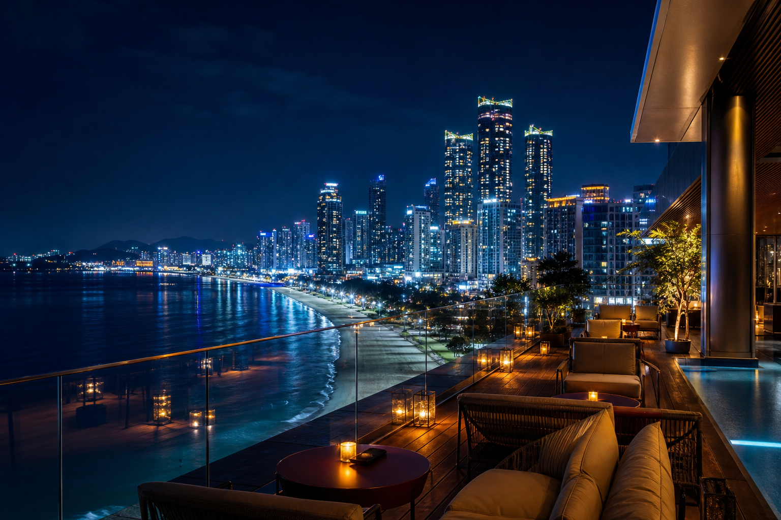 부산·해운대 야간